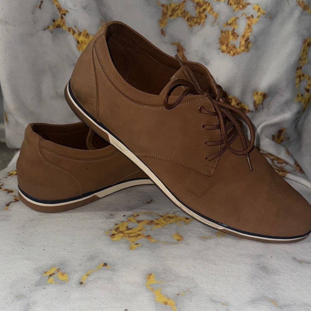 Aldo Brown Leather Oxfords for Men